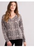 Repeat | Cashmere Sweater With Snake Print