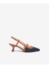 NeroGiardini | Flared Heel Denim Shoes