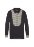 Maison Scotch | Striped Bib Blouse
