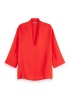 Maison Scotch | Crepe V-Neck Top