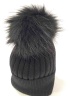 LittleRed | Black Pom Pom Hat
