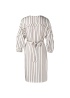 Yaya | Striped Ruffle Dress