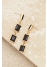 Envy | Rectangle Drop Earrings