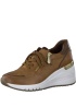 MarcoTozzi | Tan Wedge Trainers