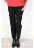 Vilagallo | Cristi Trouser Black Patri Floc
