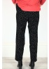 Vilagallo | Cristi Trouser Black Patri Floc