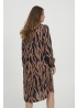 Dranella | Abstract Zebra Print Dress