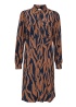 Dranella | Abstract Zebra Print Dress