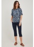 Fransa | Zebra Print Top