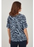 Fransa | Zebra Print Top