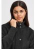 Fransa | FrMalo Charcoal Coat