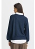 Fransa | FrHannah All in One Navy Top