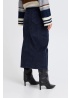 b.young | ByDasik Navy Cord Skirt