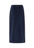 b.young | ByDasik Navy Cord Skirt
