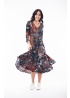 Orientique | Poseidon Godet Dress
