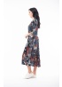 Orientique | Poseidon Godet Dress