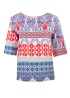 Vilagallo | Casandra Brandano Printed Top