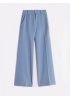 Vilagallo | Pantalon Uma Blue Crepe
