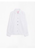 Vilagallo | Isabella Shirt White Chevron