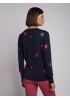 Vilagallo | Intarsia Star Jumper Navy