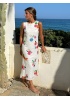 Vilagallo | Liana Flowers Linen Dress