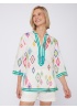 Vilagallo | Diletta Diamond Ikat Tunic