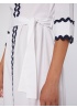 Vilagallo | Natalia White Poplin Dress