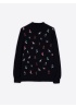 Vilagallo | Skier Embroidery Navy Jumper
