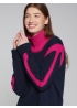 Vilagallo | Cuello Alto Navy Jumper