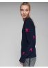 Vilagallo | Intarsia Star Jumper Navy