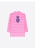 Vilagallo | Poline Embroidered Ikat Shirt