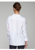 Vilagallo | Poline Embroidered Lino Blanco Shirt