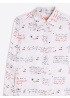 Vilagallo | Cherry & Letters Print Shirt