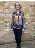 Blank | Abstract flower blouse