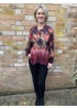 Blank | Plum Fluted Blouse