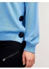 Repeat | Cotton Blend Sweater with Side Buttons