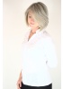 Just White | Zip Ribbon Shirt