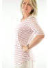 Just White | Stripe Tee