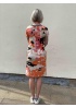Just White | Graphic Print Dress