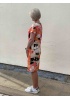 Just White | Graphic Print Dress