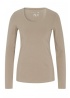 Oui | Long Sleeve Basic Top