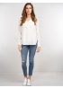 Repeat | Blouse with Double-layered V-Neck