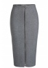 Oui | Fitted Zip Skirt