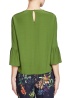 Oui | Fluted Sleeve Blouse