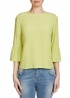 Oui | Fluted Sleeve Blouse