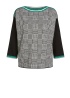 Oui | Jacquard Fine Knit Jumper