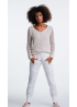 Oui | Crochet V-Neck Jumper