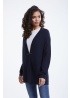Oui | Long Knit Cardigan