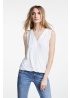 Oui | Drape Sleeveless Top