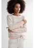 Oui | Neon stripe jumper